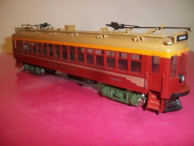 PACIFIC ELECTRIC PE "LONG BEACH TWELVE" COACH HO BRASS SUYDAM #1222 INTERURBAN - Image 1 of 4