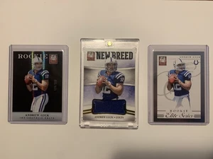 2012 Panini Elite Andrew Luck Rookie Lot of 3 - /199, /699, /999 - Picture 1 of 8