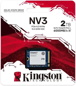 Kingston 2TB NV3 M.2 2230 NVMe PCIe 4.0 x4 3D NAND Interne SSD SNV3SM3/2T0 - Bild 1 von 3
