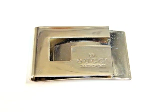 Cartera con clip para billetes Gucci de acero inoxidable 5,3 x 3 cm - Imagen 1 de 12