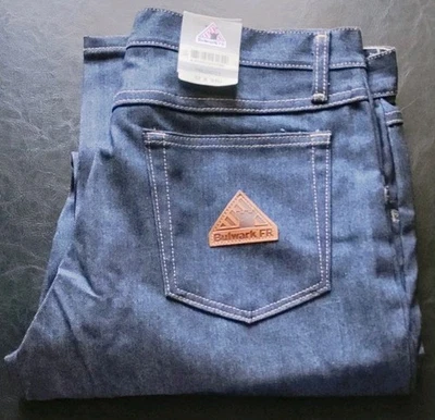 Bulwark Women's 12x34 Heavyweight Cotton Denim Flame Resistant Pants New w/Tags Foto 1 de 4