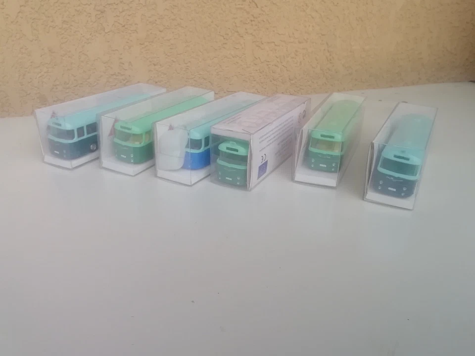 TOYEKO LOTTO 6 AUTOBUS  1/87 IN CONFEZIONE  -9 - Immagine 1 di 4