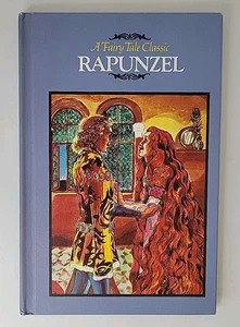 Vintage 1982, Rapunzel A Fairy Tale Classic Grolier Enterprises Hardcover Book - Foto 1 di 8