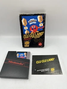 Clu Clu Land (Nintendo NES, 1985) CIB Completo En Caja - Imagen 1 de 17