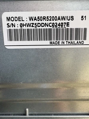 Samsung Top Load Washing Machine - White - Image 1 of 4