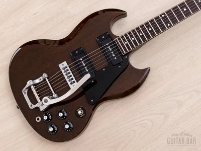 1972 Gibson SG Pro Vintage Guitar Walnut w/ Bigsby & P-90s, Special - Image 1 of 4