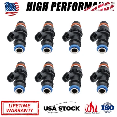 Inyectores de combustible 8 piezas para Chevy Silverado GMC Cadillac 1999-2007 4,8 L 5,3 L 6,0 L Foto 1 de 4