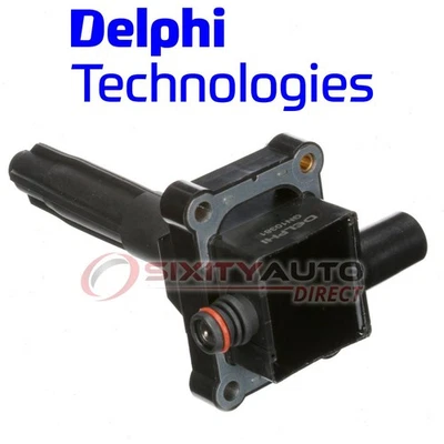 Delphi Ignition Coil for 1993 Mercedes-Benz 300E 2.8L 3.2L L6 Wire Boot ly Foto 1 de 4