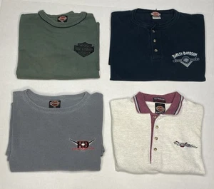 Harley-Davidson Texas Dealer Shirt Lot 2XL 3XL 4XL Long/Short Sleeve - Picture 1 of 24