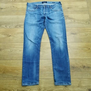 Jeans Scotch & Soda Ralston uomo W34 L32 blu slim fit denim elasticizzato bottoni - Foto 1 di 12