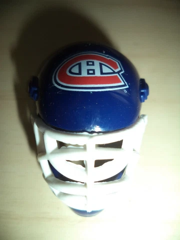 Montreal Canadians Hockey Goalie Mini Helmet Mask Franklin NHL 1.5" Cover