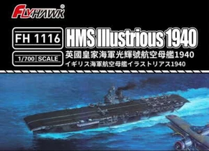 FLYHAWK 1116 - 1:700 HMS Ilustre 1940 - Imagen 1 de 4