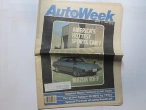 Auto Week Mar 31 1980, America's Hottest Sport Car Mazda RX7 FC - Picture 1 of 1