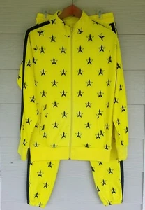 Jeffree Star Tracksuit Sz Small Neon Yellow Polyester - Picture 1 of 11