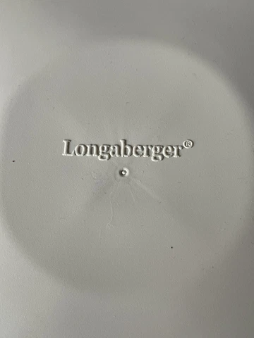 Longaberger 43087 Plastic Divider Insert With Lid Tid Bit Chip Dip Clear Cover