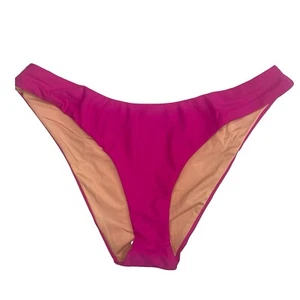 J. Crew Curved Waist Damen Größe Medium Bikinihose Pink Fuchsia Frech Schwimmen - Bild 1 von 7