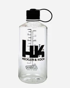 HECKLER & KOCH HK SCHMALE Öffnung Nalgene 32oz klare Wasserflasche H&K EDC  - Bild 1 von 3