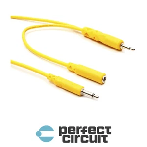 Hosa CMM-545Y 3.5mm Hopscotch Patch CABLE 5 PACK - 1.5FT - PERFECT CIRCUIT - Picture 1 of 1