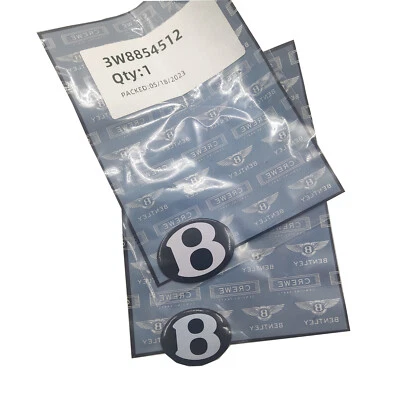 New Black Hood & Trunk B emblem badge for Bentley Continental GT GTc Flying Spur - Изображение 1 из 4