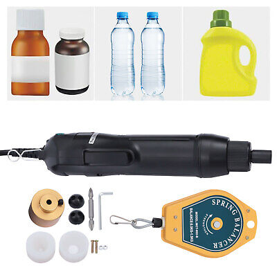 Handheld Electric Bottle Capping Machine Screw Bottle Capper Sealing 10-30mm 80w • 59£