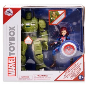 Disney Marvel Toybox Captain Carter & The Hydra Stomper Set HS Lighup Chest - Picture 1 of 24