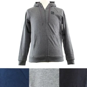 Under Armour Rival Hoodie Men's Coldgear Hooded Full Zip Fleece Sweatshirt - Picture 1 of 23
