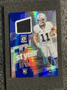 2023 Donruss Optic Football 1st Year Fresh Jersey Relics Tre Tucker Raiders - Picture 1 of 2