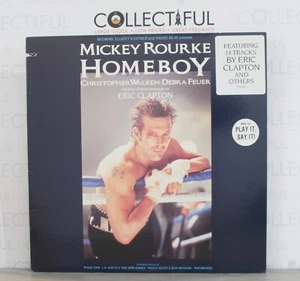 HOMEBOY - SOUNDTRACK - ERIC CLAPTON / MICKEY ROURKE - 1988 *EX* VINYL LP 🔥 - Picture 1 of 2