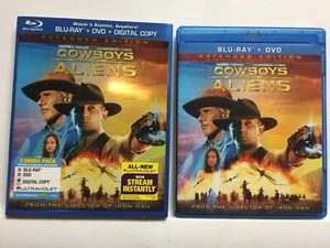 Cowboys & Aliens (Blu-ray/DVD,2011,Extended,Unrated) w/Embossed Foil Siipcover! - Picture 1 of 9