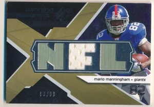 MARIO MANNINGHAM 2008 SPX WINNING MATERIALS #MM GAME JERSEY GIANTS 99/99 SP - Picture 1 of 2