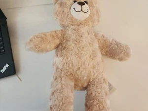 Peluche Build A Bear Tan Swirl Happy Hugs crema marrón claro 16" - Imagen 1 de 6