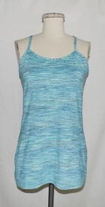 Lululemon Power Y Tank Space Dye Camo Alberta Lake / French Teal Racerback 12 - Picture 1 of 4