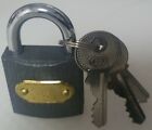  32mm PADLOCk With 3 Keys  BOXED  HEAVY DUTY HIGH QUALITY METAL SECURITY PADLOC 