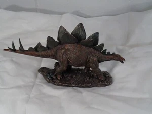 Stegosaurus Dinosaur Cold Cast Resin Statue #6916 New - Picture 1 of 9