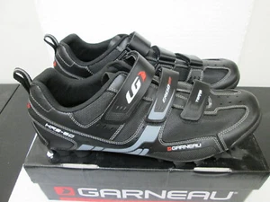 Louis Garneau Men Terra MTB Size 38 EU 4.5 US Black Cycling Shoe SPin SPD 2-bolt - Picture 1 of 6