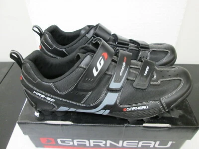 Louis Garneau Men Terra MTB Size 38 EU 4.5 US Black Cycling Shoe SPin SPD 2-bolt - Image 1 of 4