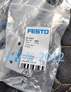 1 PCS NEW IN BOX FESTO Logic element or gate OS-1/8-B 6681 #G - Picture 1 of 3