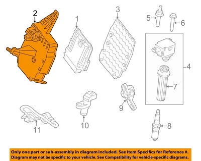 FORD OEM 17-19 Escape,MKC Electrical Ignition System-Bracket GV6Z12A659A - Image 1 of 2