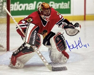 JOCELYN THIBAULT (9) Chicago Blackhawks Autographed 8x10 Photo - Picture 1 of 2