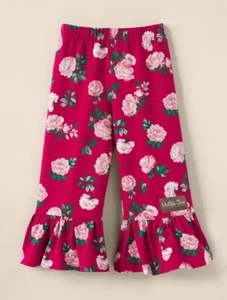 Matilda Jane Girls Rosebud Floral Big Ruffle Pants size 6 New - Picture 1 of 1