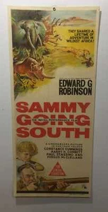 ORIGINAL DAYBILL MOVIE POSTER – SAMMY GOING SOUTH - 1963 - Picture 1 of 1