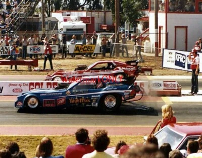 "Raymond Beadle" "Blue Max" Ford EXP NITRO ¡Foto divertida de coche! #(84b) Foto 1 de 2