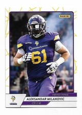 2023 Panini ELF - Base - Aleksandar Milanovic - Vienna Vikings #BA-138