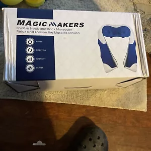 Magic Makers Shiatsu Back, Neck Massager with Heat - Picture 1 of 4