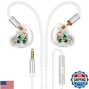 Vibes 202M Wired Earbuds - HiFi in Ear Monitor Headphones - Noise Isolating E - Picture 1 of 5