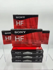 Lot of 7 Sony HF 90 High Fidelity Normal Bias Cassette - 90 min  - Picture 1 of 3
