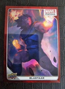 2024 Marvel Platinum Red Rainbow Blastaar #78 Card MCU - Picture 1 of 2