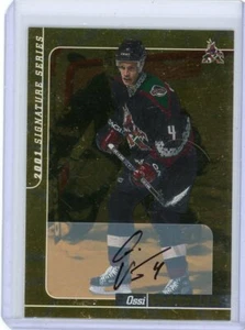 ossi vaananen 2000-01 in the game signature series auto gold (lot of 2, 1 gold) - Picture 1 of 4