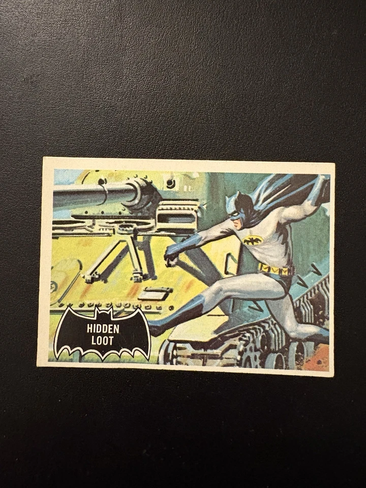 1966 OPC SET BREAK #55 HIDDEN LOOT LAST CARD PRINTED IN CANADA VG-EX! - Image 1 of 2