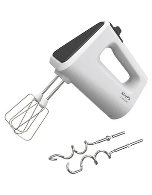 KRUPS(GROUPE SEB DEUTSCHLAND GMBH) Krups Handmixer Mixer Küchenmixer 3MIX 4000 GN400111 450W mit Rührbesen&Haken